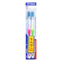 Trisa Flexible Medium Toothbrush Multicolour 2 PCS