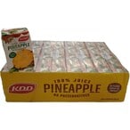 Buy KDD Pineapple Juice 250ml x 24 Pieces in Kuwait