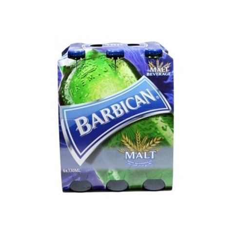 Barbican Malt Beverage Regular Glass 330 Ml 6 Pieces