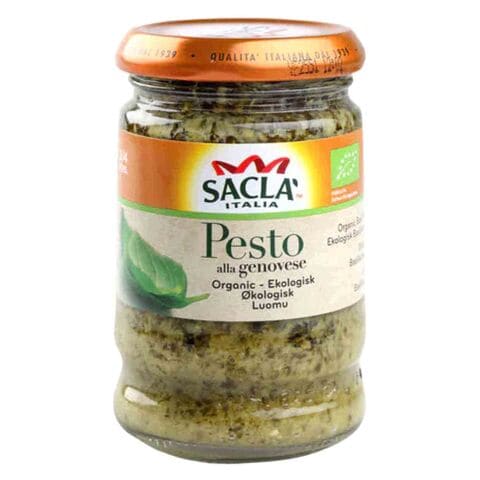 Sacla Organic Green Pesto 190g