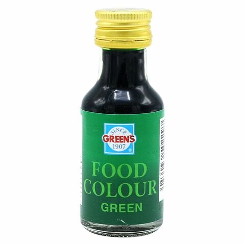 Buy Greens Green Food Colour 28ml in Saudi Arabia