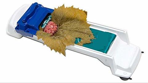 Buy Dolmer Grape Leaves Rolling Machine Blue/White 13.9X 3.3 X1.7cm ...