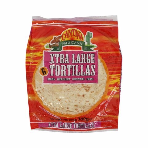 Cantina Mexicana 6 Xtra Large Tortillas 360g