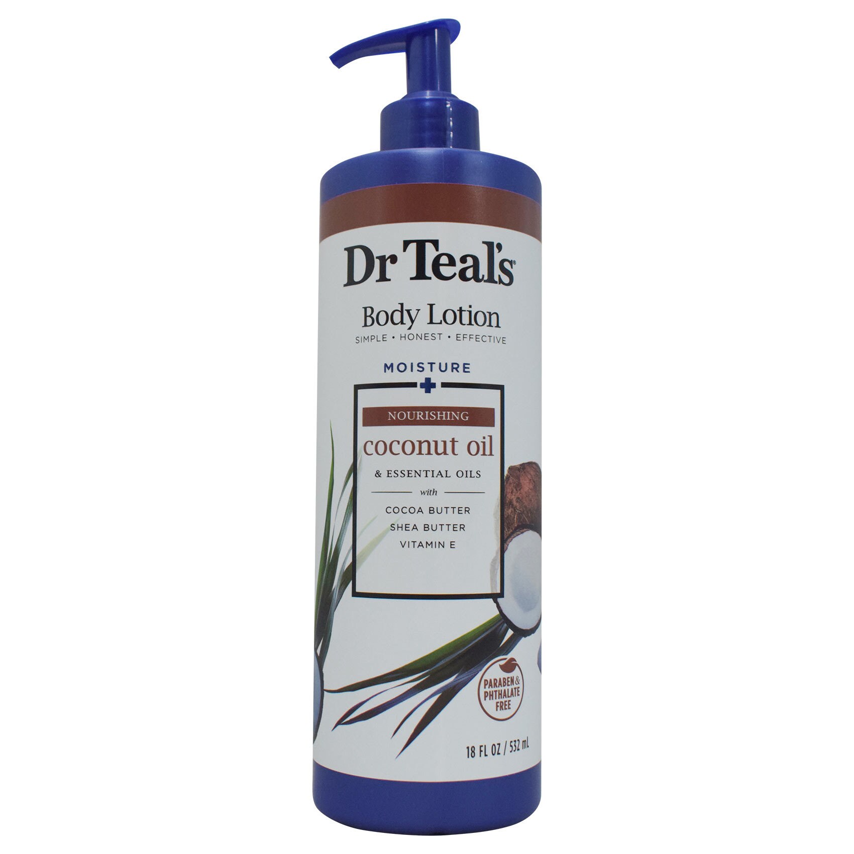 Buy Dr Teal's Coconut Oil Body Lotion 532ml Online Shop Beauty