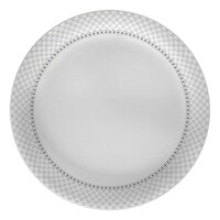 Servewell Checkers Dinner Plate White 28cm