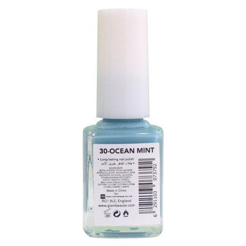 Glam Beaute Glossy Nail Enamel 30 Ocean Mint 13ml