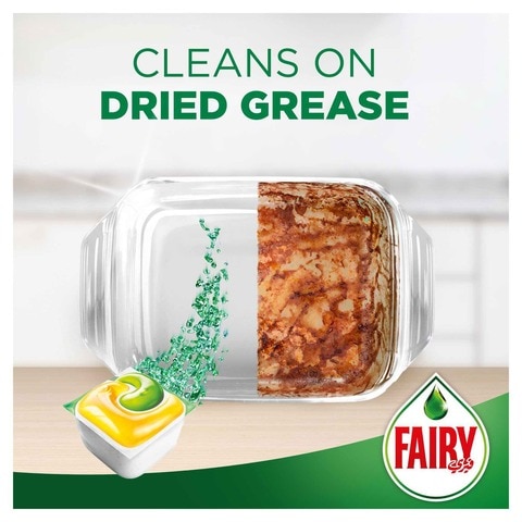 Fairy All In One Dishwasher Capsules Effective on Dried on Grease 42 count&nbsp;
