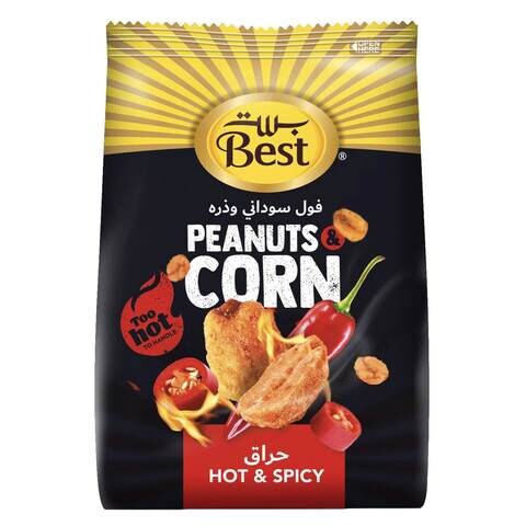 Best Food Hot And Spicy Peanuts And Corn 150g