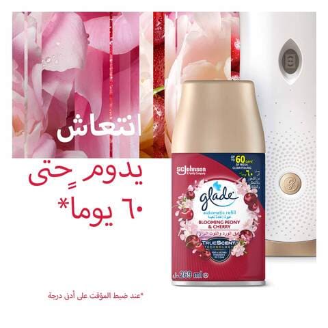 Glade Automatic Spray Refill Blooming Peony &amp;Cherry, 269 ml 1 Refill