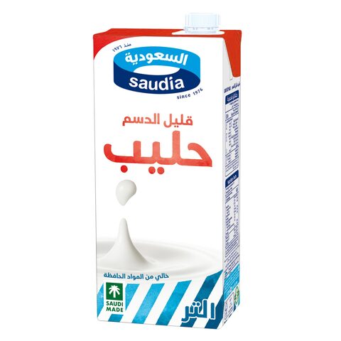 Saudia Long Life Low Fat Milk 1L