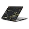 Ozone - Case for MacBook Air 13.3 inch A1932 (2018/2019) / Air 13.3 inch with Retina Display Soft Touch Hard Plastic MacBook Cover - Black Gold Marble Texture