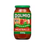 Buy Dolmio Tomato And Basil Meatball Sauce 500g in UAE