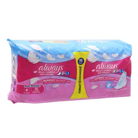 ALWAYS SOFT MAX THICK LARGE 16P&#39;S 2IN1