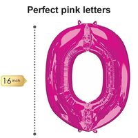Baby Shower Balloon Banner, 16 Inch Foil Baby Girl Letter Balloon Sign for Gender Reveal Party Baby Shower Decorations and Supplies (Pink)