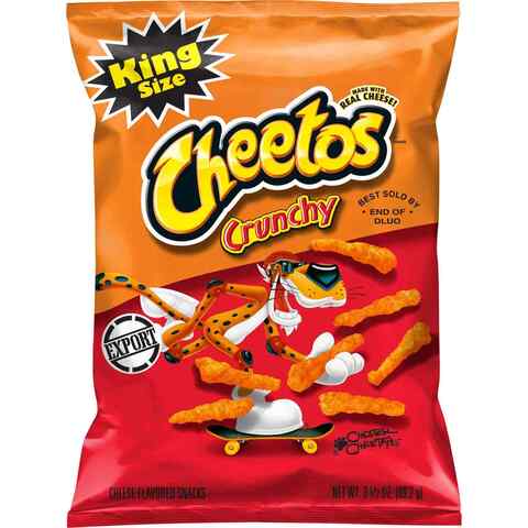 Cheetos Crunchy King Size Snacks 99.22g