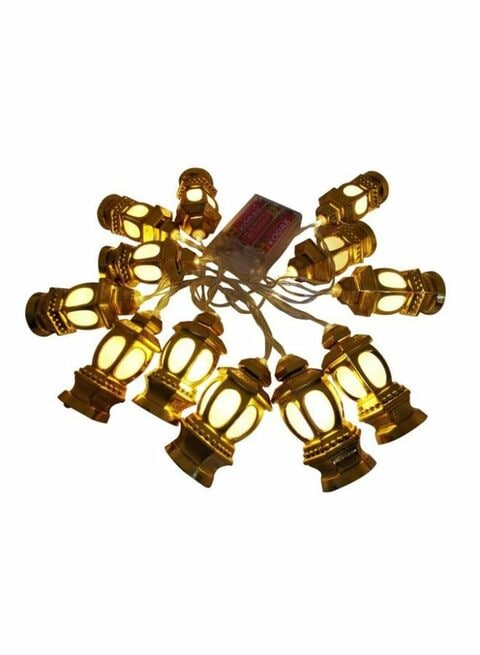East Lady LED String Light For Ramadan And Eid Decortion Yellow 2.5meter
