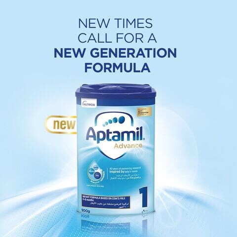 Aptamil Advance 1 Next Generation Infant Milk Formula 0-6 Months 900g