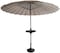 Yulan Round Umbrella Parasol Sun Shade Parasol For Garden Patio Outdoor Sunshade Umbrella Beach Parasol Umbrella (Brown With Table) 400-299