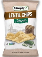 Buy Simply 7 Jalapeno Lentil Chips 113g in Kuwait