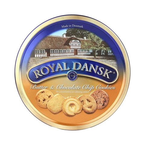 Royal Dansk Butter And Chocolate Chip Cookies 454g