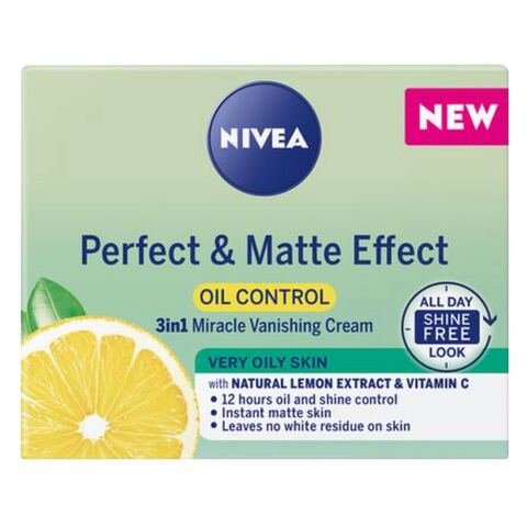 Perfect &amp; Matte Oil Control Vanishing Cream -Very Oily 50ml