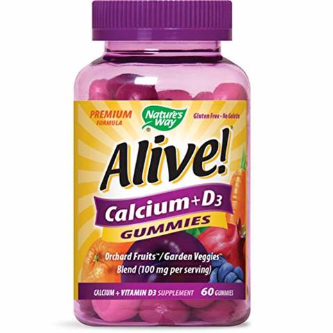 Alive Calcium+D3 Gummies 60s