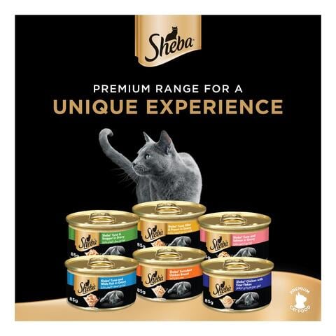 Sheba Cat Food Succulent Chicken Breast 85g Can