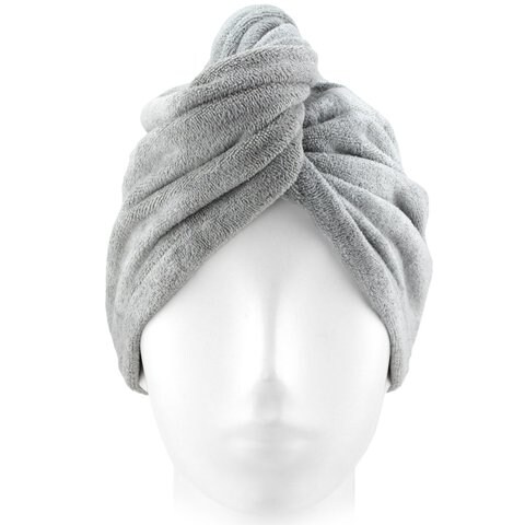Buy Dream Bell Set of 2 Head/Hair Towel - Grey Online - Shop Home & Garden  on Carrefour UAE