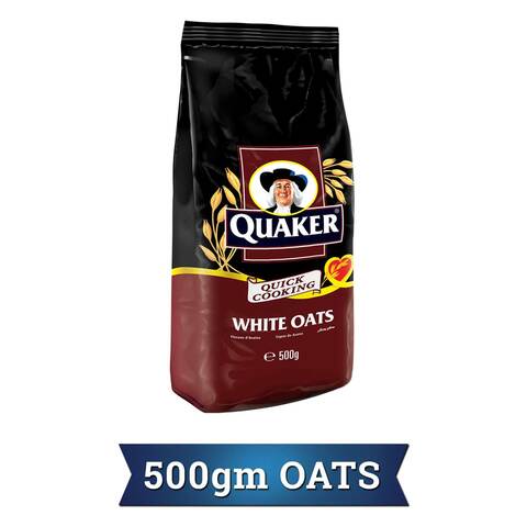 Quaker Quick Cooking White Oats 500g