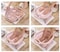 Generic-CK807 Pink Color Silicone Folding Portable Detox Foot Spa Massage Foot Wash Basin