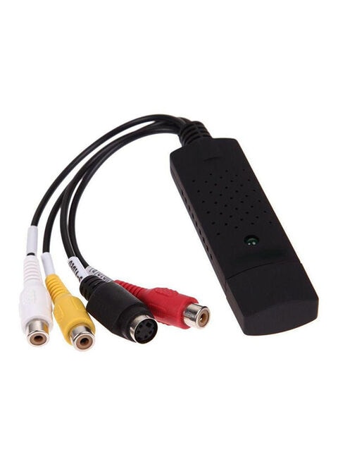 Generic New Easycap USB 2.0 Audio Video Vhs To Dvd Converter Capture Card Adapter/3 Chip, Multicolour