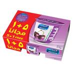 Buy Almarai Layered Black Cherry Yoghurt 140g x Pack of 6 in Kuwait