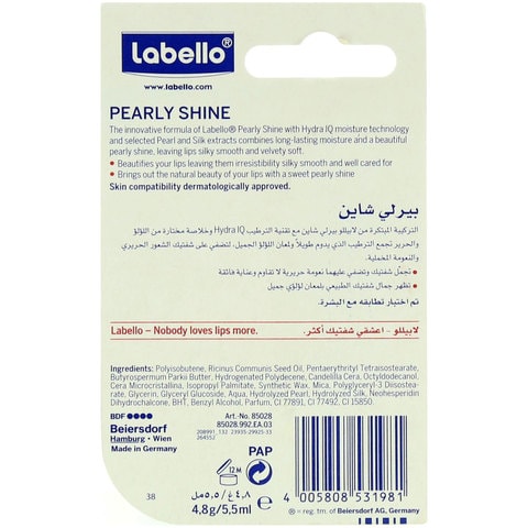 Labello Pearly Shine Lip Balm 4.8 Gram