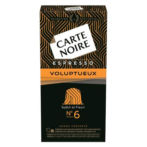 Buy Carte Noire Coffee Capsules No 6 Espresso Voluptueux 53 Gram Online Shop Beverages On Carrefour Jordan