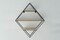 Pan Emirates Dranad Diamond Metal Shelf - 42X10X50cm