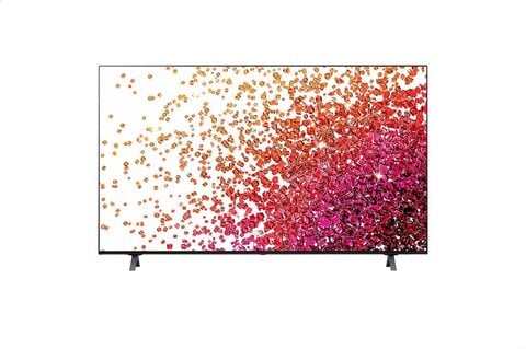LG NanoCell TV 55 Inch NANO75 Series Cinema Screen Design 4K Active HDR WebOS Smart With ThinQ AI, Black, 55NANO75VPA, Smart TV