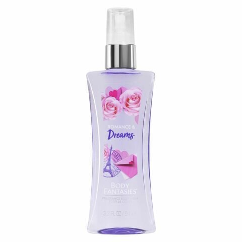 Body Fantasies Romance And Dream Fragrance Body Spray Purple 94ml