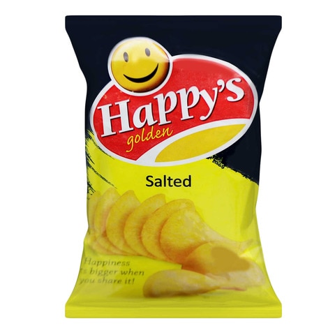 Happys Golden Salted Potato Crisps 30g
