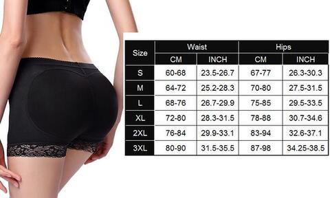 Hip Enhancer Padded Panties Shapewear BBL Shorts UAE