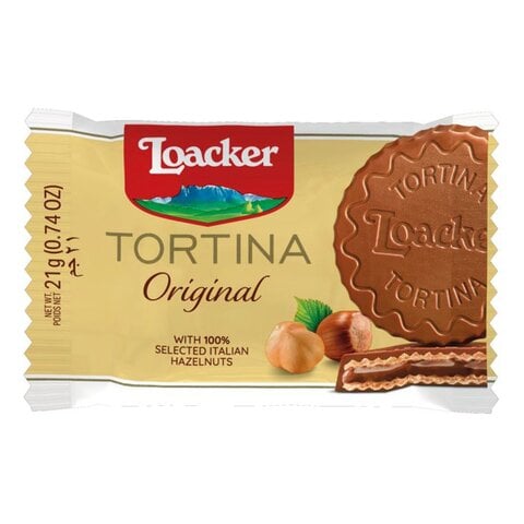 Loacker Tortina Original Wafers 21g Pack of 24