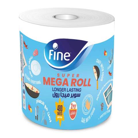 Fine Kitchen Towels, Mega - 1 Roll