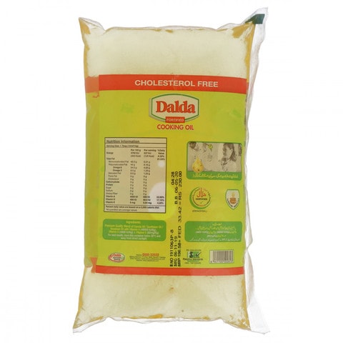 Dalda Fortified Cooking Oil 1litre Pouch