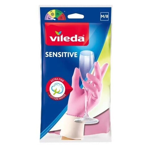 Vileda Sensitive Delicate Medium Gloves