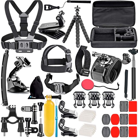 Buy Ozone Action Camera Accessories 50 In 1 Travel Kit For Gopro Hero 8 Black Hero 8 Max Hero 5 Hero 4 3 Gopro Session 18 Dji Yi Sjcam Sports Action