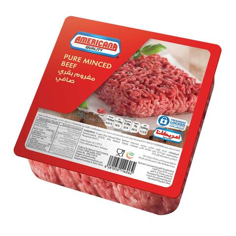 امريكانا لحم مفروم بقري صافي 400 جرام