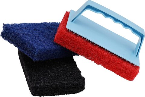 Superio Scrubbing Brush with Grip Handle (Blue)