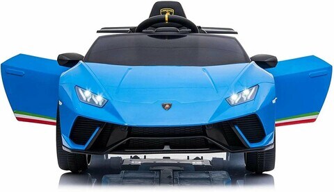 Buy RBWTOYS 2023 12V LAMBORGHINI HURACAN SINGLE LEATHER SEAT & RUBBER TIRES  REMOTE CONTROL UPGRADED S308 (BLUE) 120x64x47cm Online - Shop Toys &  Outdoor on Carrefour UAE