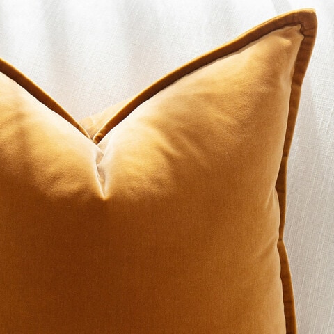 Gold best sale sofa cushions