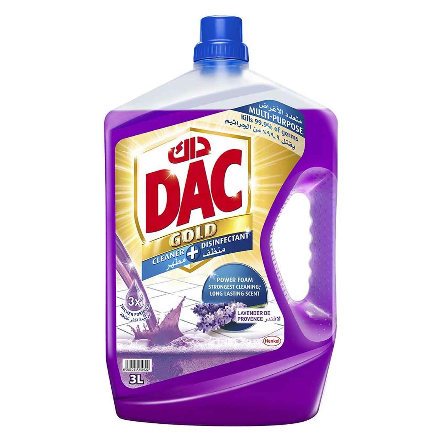 Buy DAC Gold Lavender MultiPurpose Cleaner + Disinfectant 3L Online