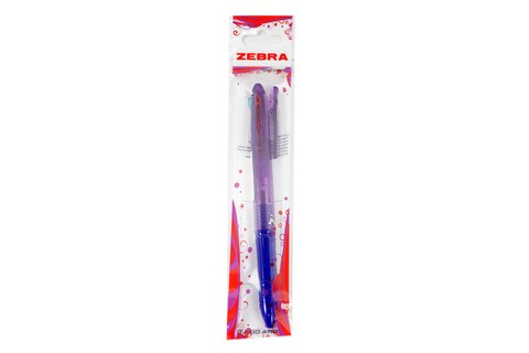 قلم زيبرا 3 لون ازرق